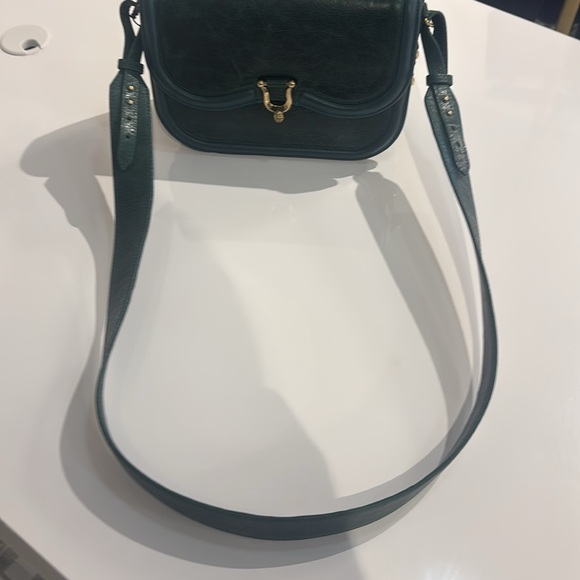 Claris Virot Jade Green Leather Manon Bag - Picture 3 of 5